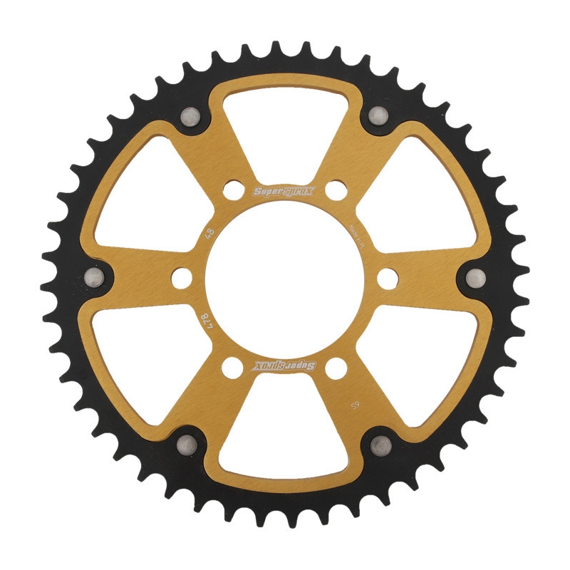 Rear sprocket SUPERSPROX STEALTH gold 48T, 520