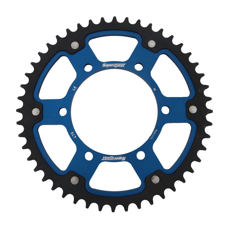 Rear sprocket SUPERSPROX STEALTH blue 48T, 530
