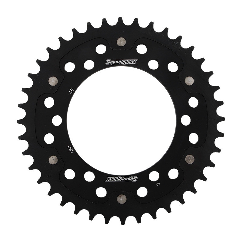 Rear sprocket SUPERSPROX STEALTH black 40T, 525