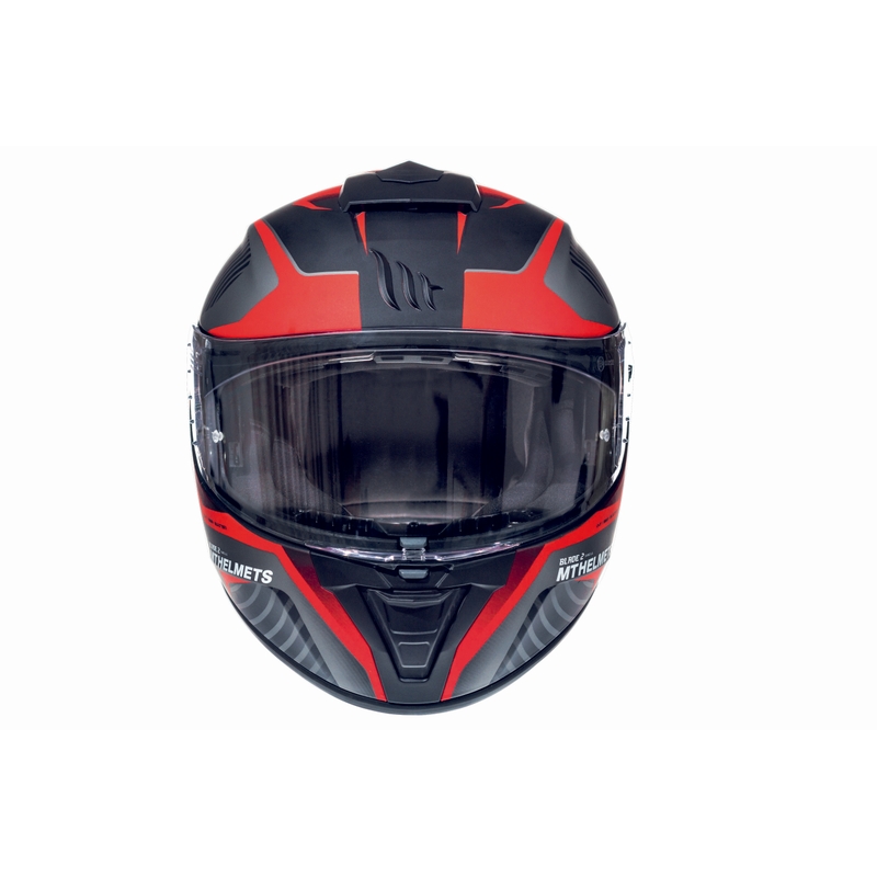 Integralny kask motocyklowy MT Blade 2 SV Blaster czarny matowy-czerwony