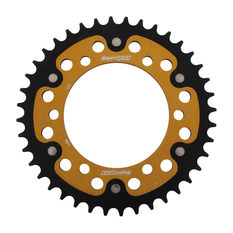 Rear sprocket SUPERSPROX STEALTH gold 40T, 520