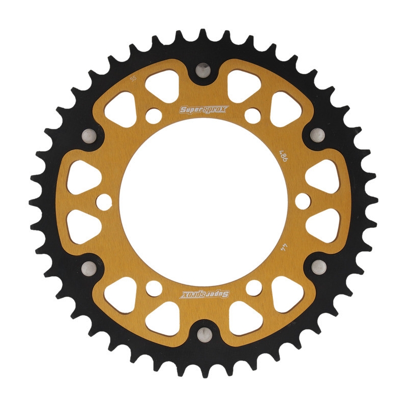 Rear sprocket SUPERSPROX STEALTH gold 44T, 520