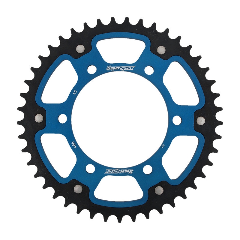 Rear sprocket SUPERSPROX STEALTH blue 45T, 520