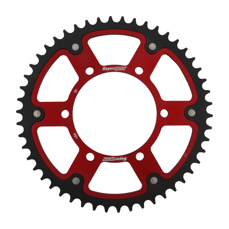 Rear sprocket SUPERSPROX STEALTH red 50T, 520
