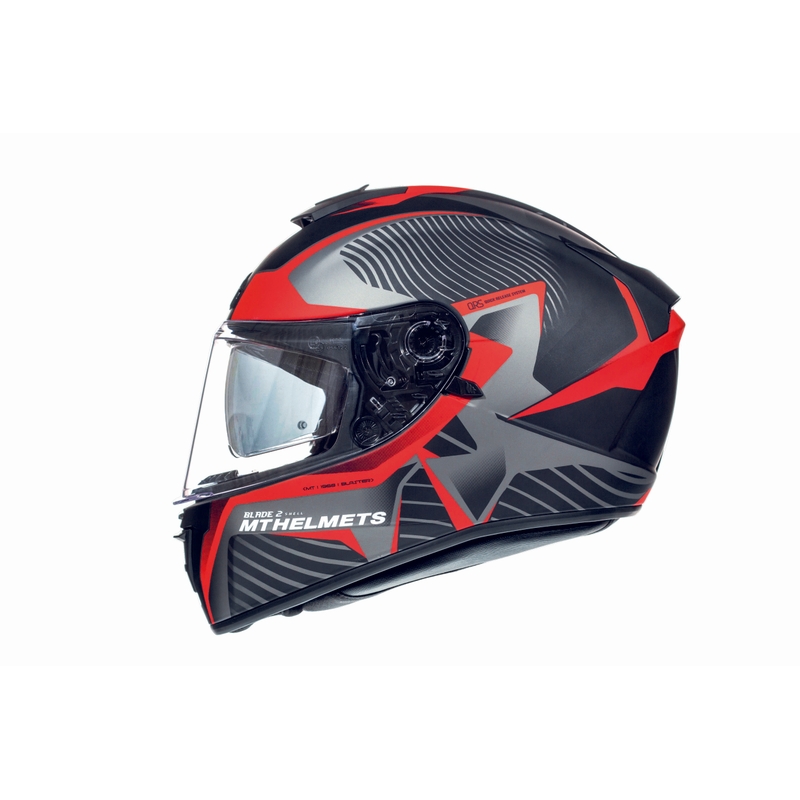 Integralny kask motocyklowy MT Blade 2 SV Blaster czarny matowy-czerwony