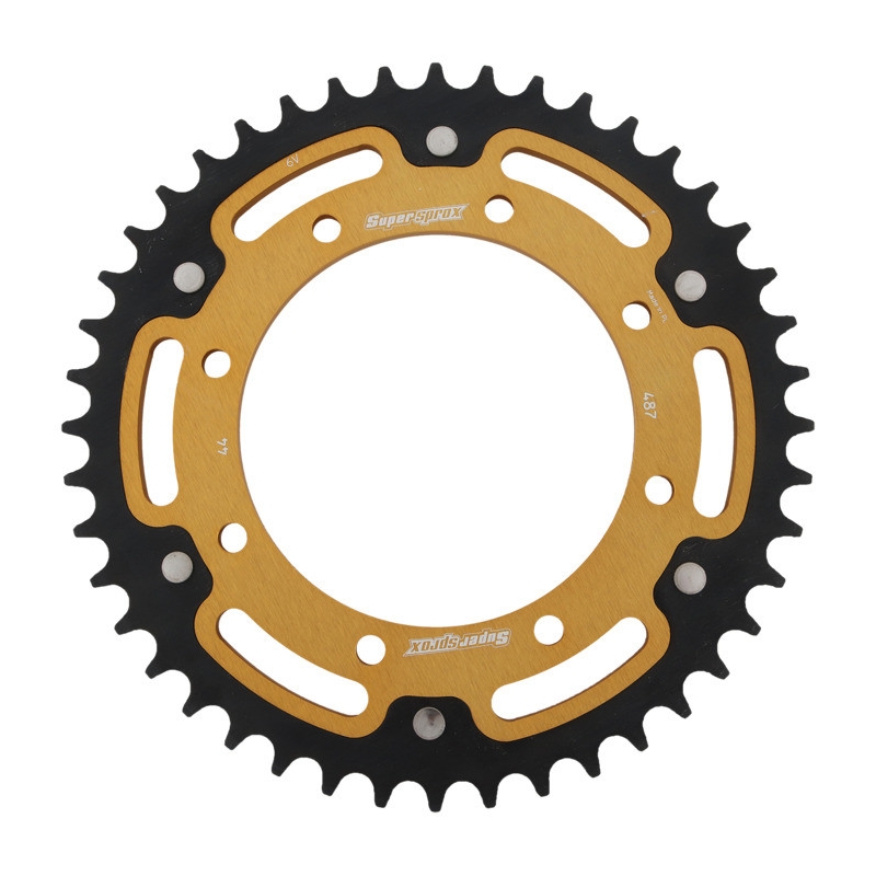Rear sprocket SUPERSPROX STEALTH gold 44T, 520