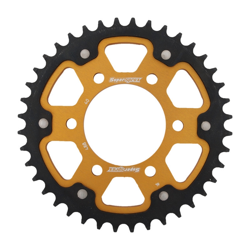 Rear sprocket SUPERSPROX STEALTH gold 40T, 530