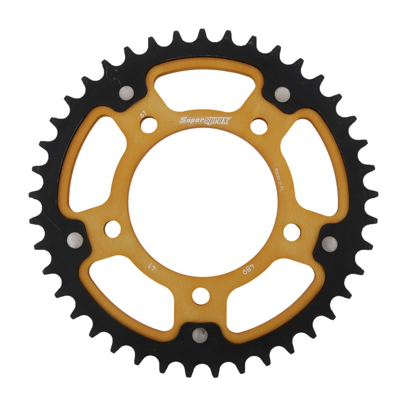 Rear sprocket SUPERSPROX STEALTH gold 41T, 530
