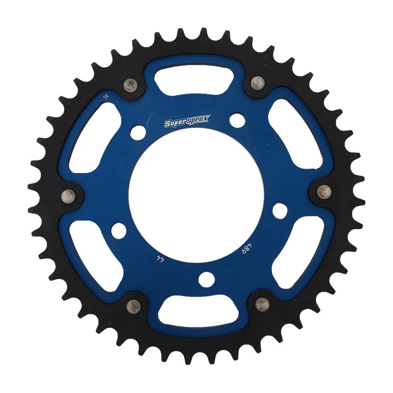 Rear sprocket SUPERSPROX STEALTH blue 44T, 530