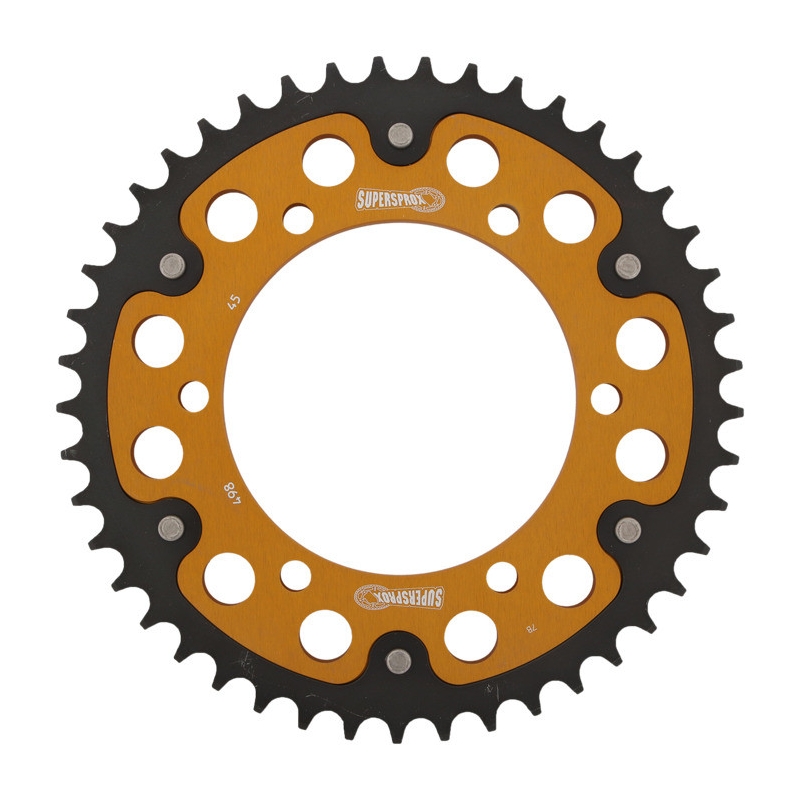 Rear sprocket SUPERSPROX STEALTH gold 45T, 525