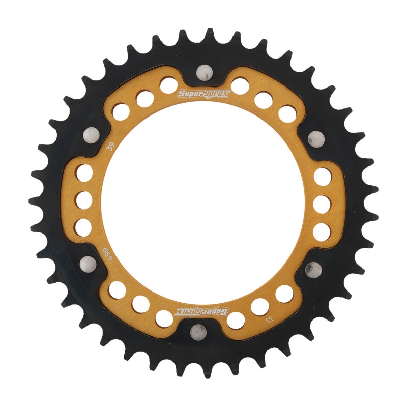Rear sprocket SUPERSPROX STEALTH gold 39T, 530