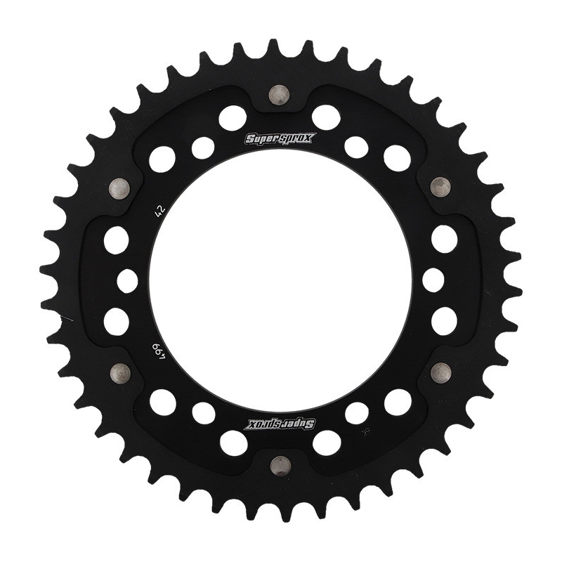 Rear sprocket SUPERSPROX STEALTH black 42T, 530