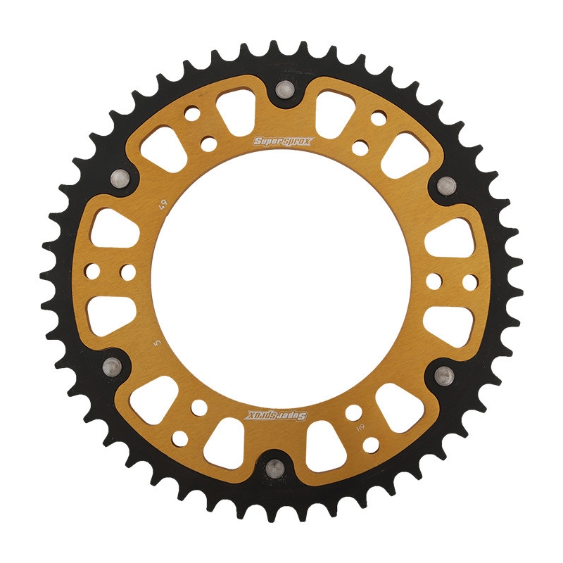Rear sprocket SUPERSPROX STEALTH gold 49T, 520