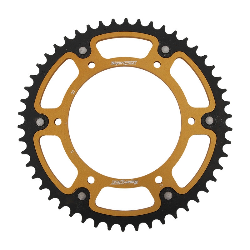 Rear sprocket SUPERSPROX STEALTH gold 50T, 520