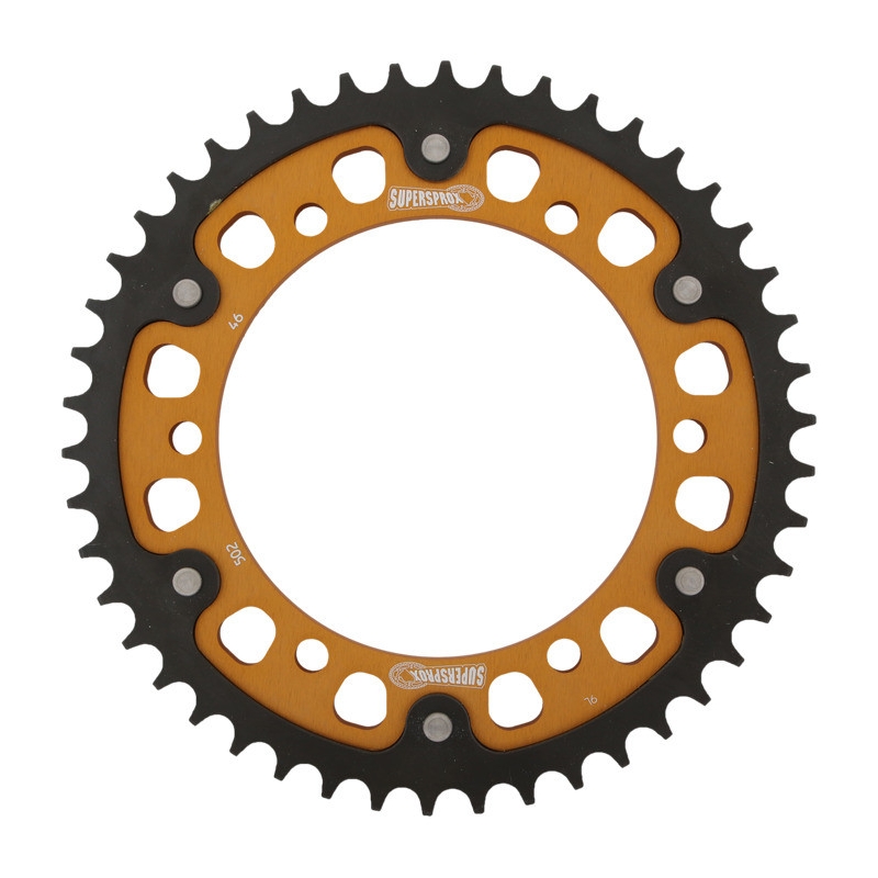 Rear sprocket SUPERSPROX STEALTH gold 46T, 530