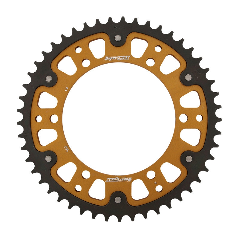 Rear sprocket SUPERSPROX STEALTH gold 49T, 530
