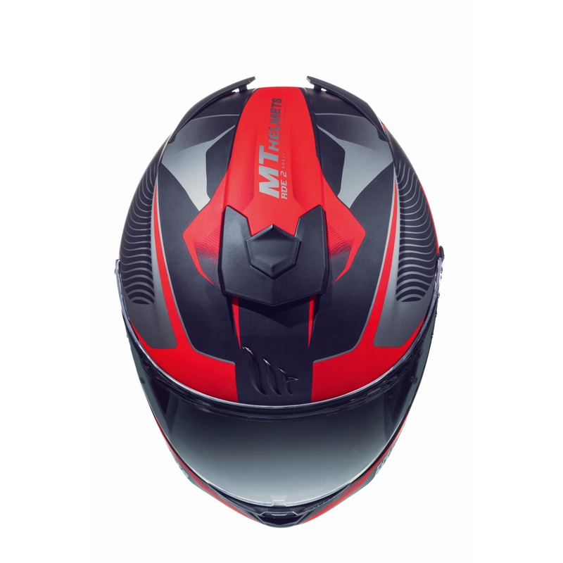 Integralny kask motocyklowy MT Blade 2 SV Blaster czarny matowy-czerwony