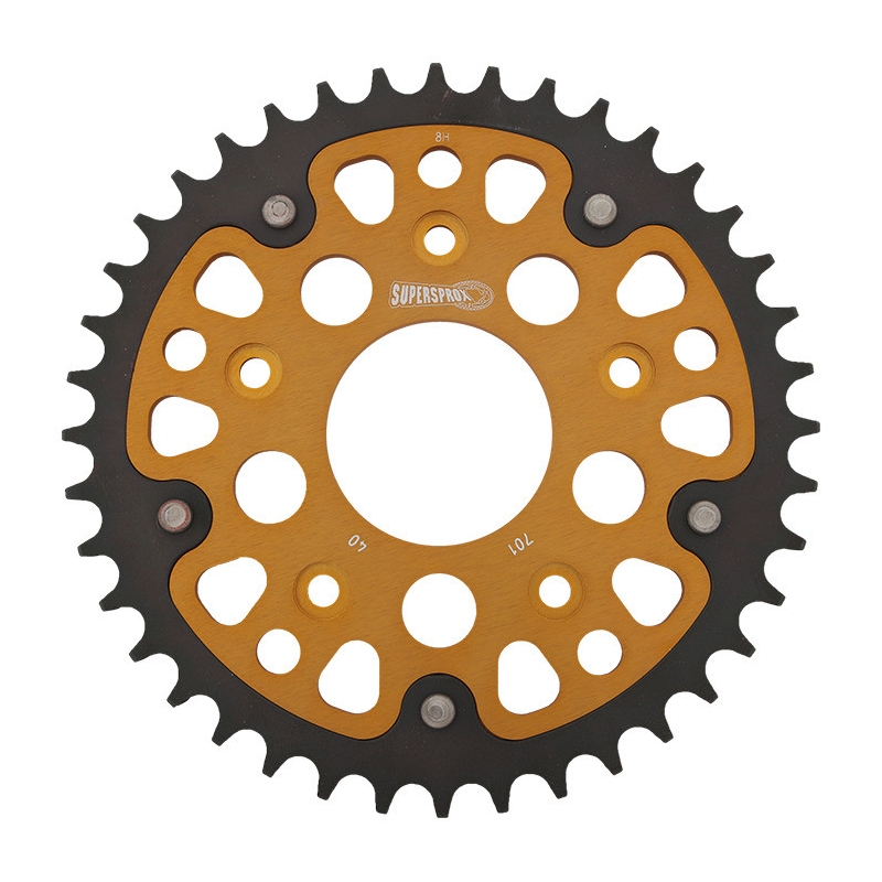 Rear sprocket SUPERSPROX STEALTH gold 40T, 520