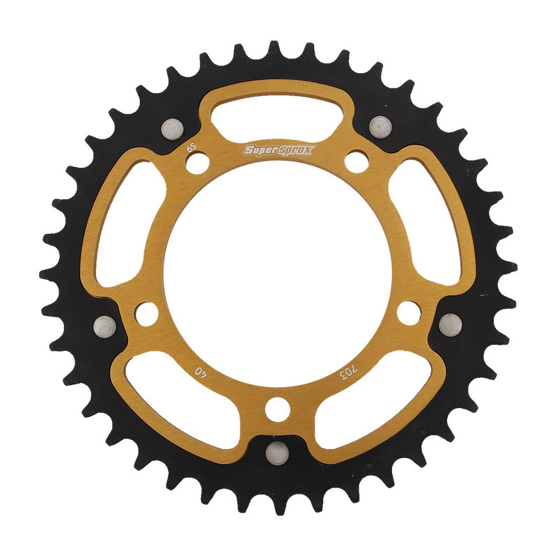 Rear sprocket SUPERSPROX STEALTH gold 40T, 520