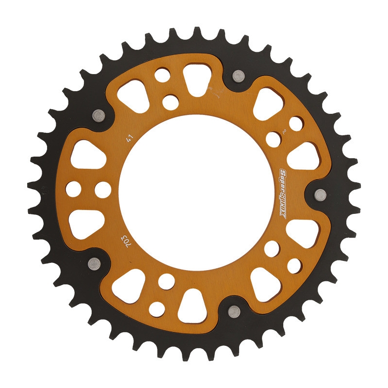 Rear sprocket SUPERSPROX STEALTH gold 41T, 520