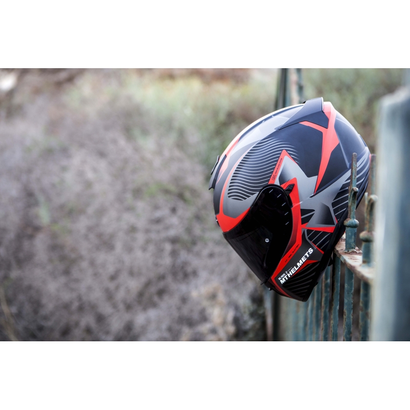 Integralny kask motocyklowy MT Blade 2 SV Blaster czarny matowy-czerwony