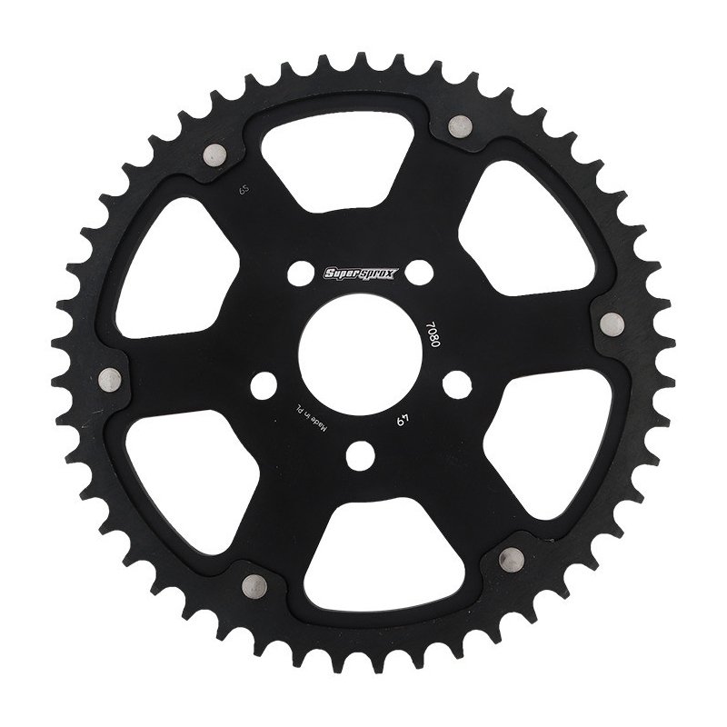 Rear sprocket SUPERSPROX STEALTH black 49T, 530
