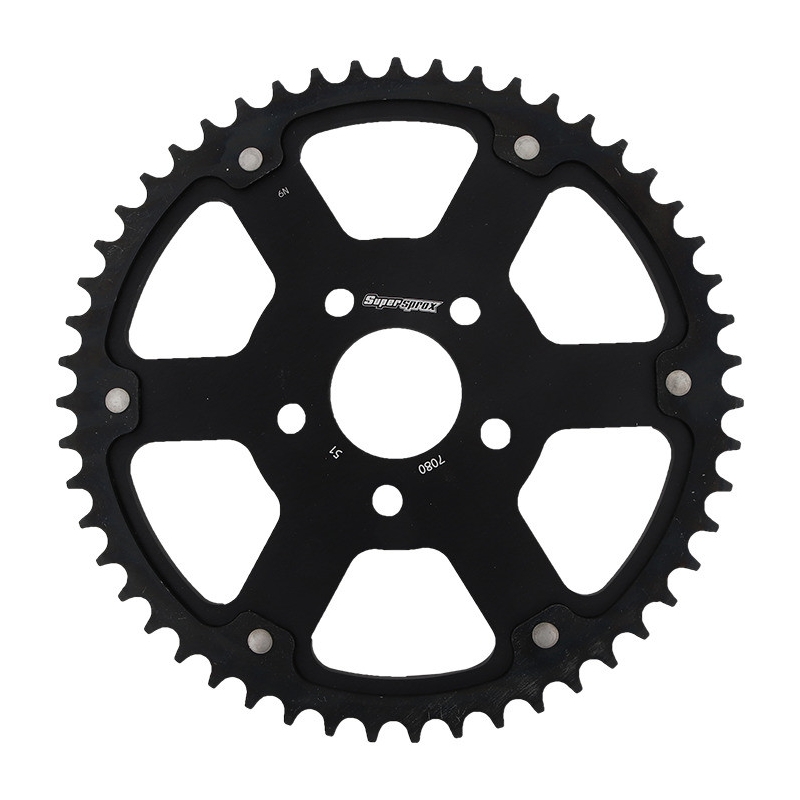 Rear sprocket SUPERSPROX STEALTH black 51T, 530