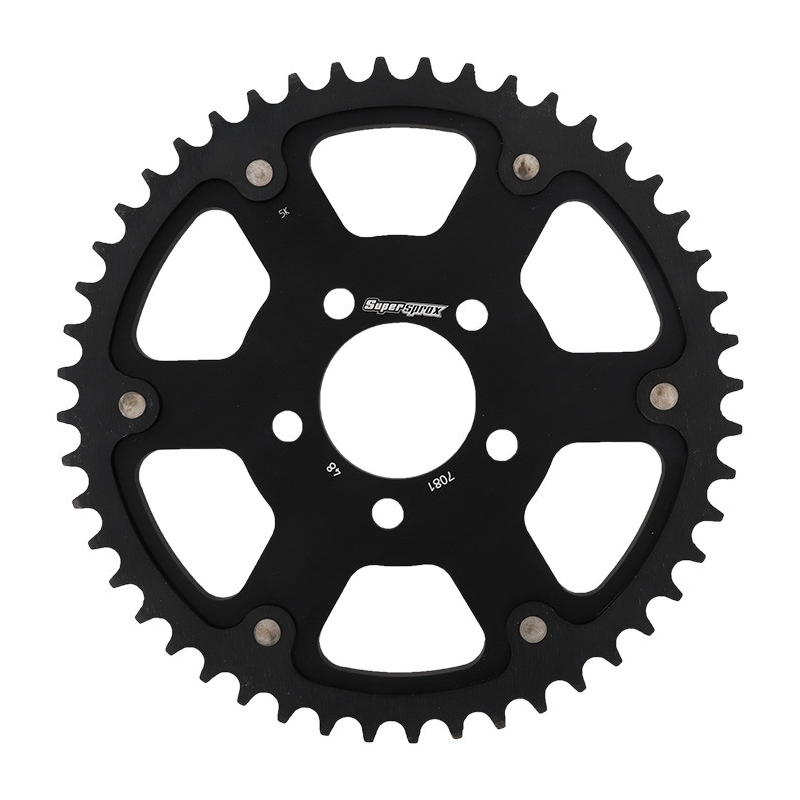Rear sprocket SUPERSPROX STEALTH black 48T, 530