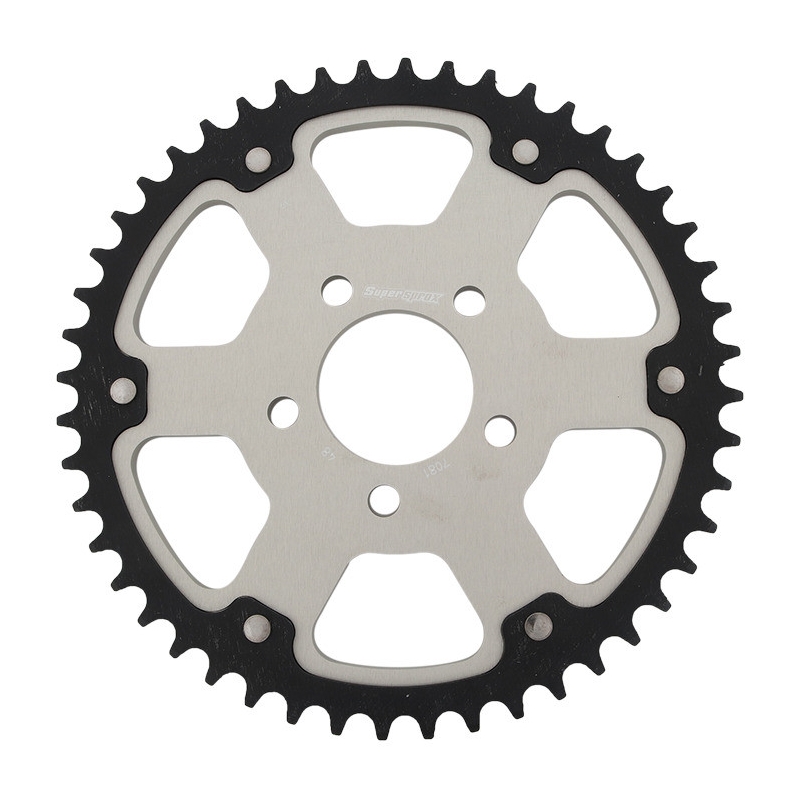 Rear sprocket SUPERSPROX STEALTH silver 48T, 530