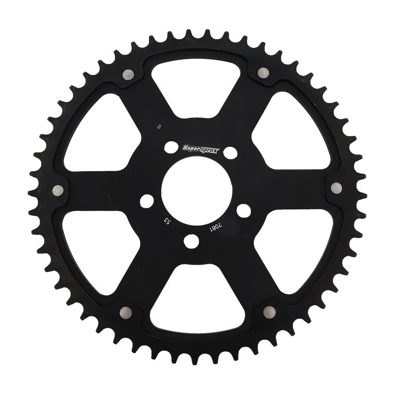 Rear sprocket SUPERSPROX STEALTH black 53T, 530
