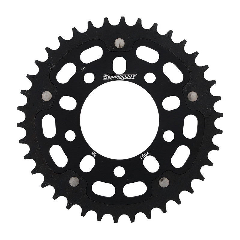 Rear sprocket SUPERSPROX STEALTH black 38T, 520
