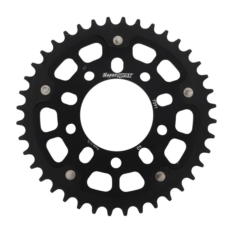 Rear sprocket SUPERSPROX STEALTH black 40T, 520