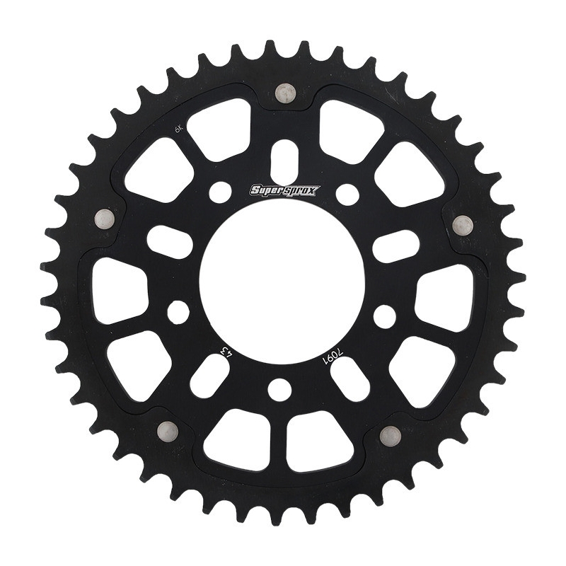 Rear sprocket SUPERSPROX STEALTH black 43T, 520