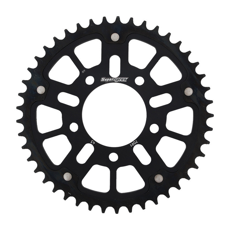 Rear sprocket SUPERSPROX STEALTH black 45T, 520