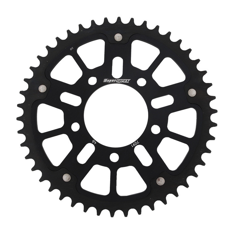 Rear sprocket SUPERSPROX STEALTH black 46T, 520