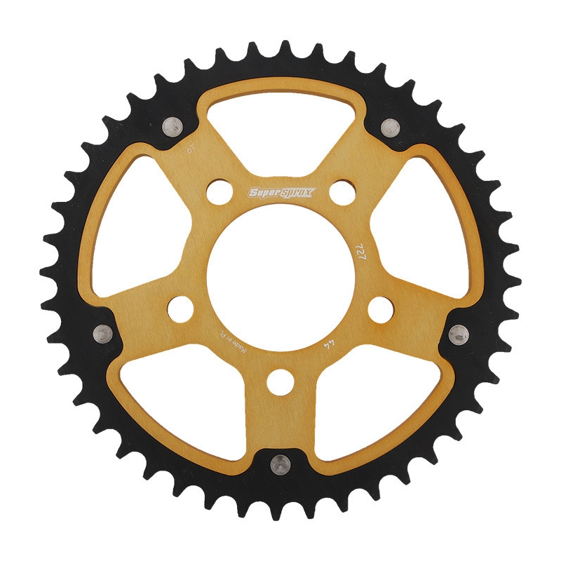 Rear sprocket SUPERSPROX STEALTH gold 44T, 525