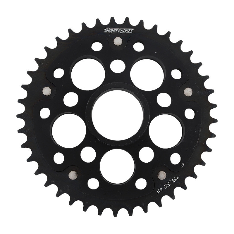Rear sprocket SUPERSPROX STEALTH black 41T, 525