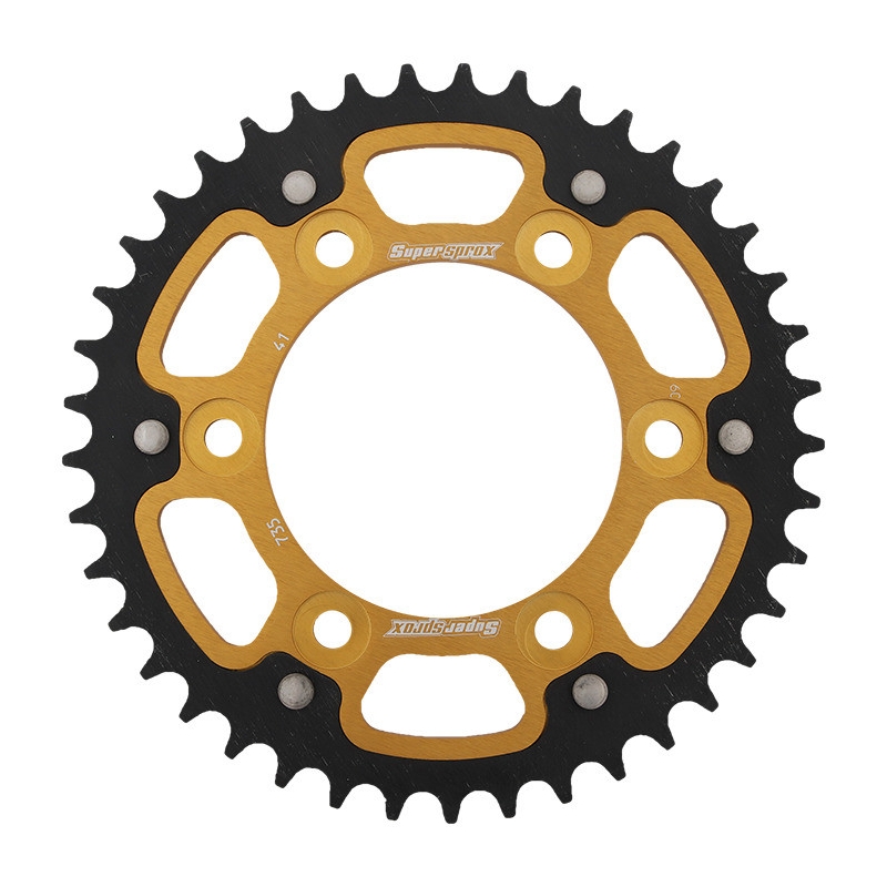 Rear sprocket SUPERSPROX STEALTH gold 41T, 520