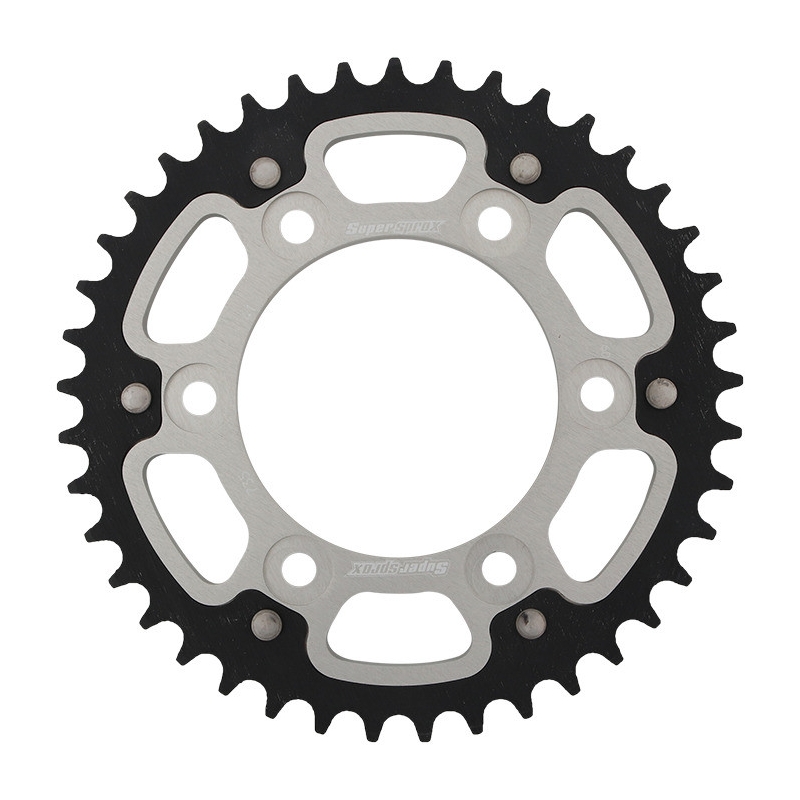 Rear sprocket SUPERSPROX STEALTH silver 41T, 520