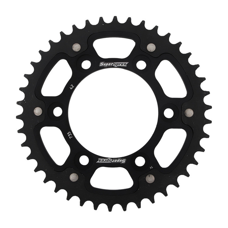 Rear sprocket SUPERSPROX STEALTH black 42T, 520