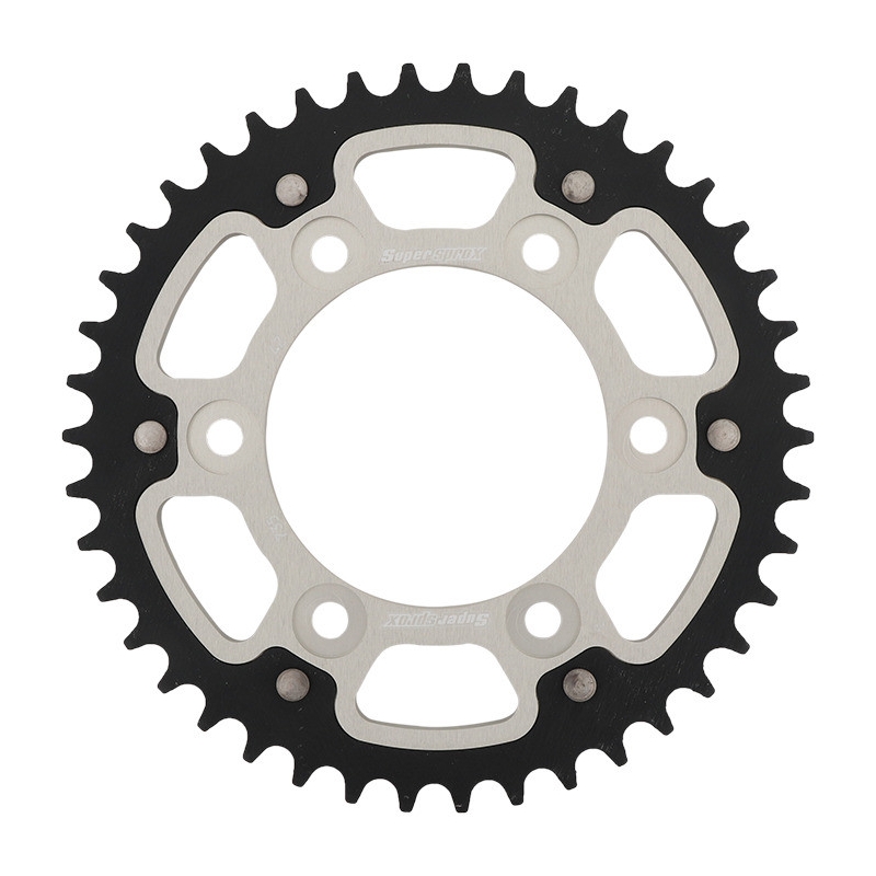 Rear sprocket SUPERSPROX STEALTH silver 42T, 520