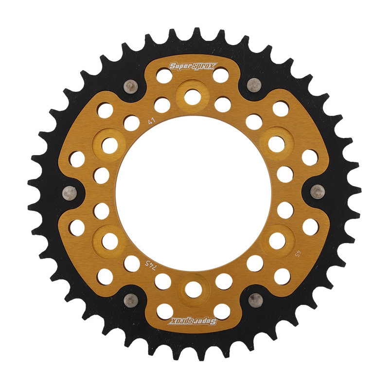 Rear sprocket SUPERSPROX STEALTH gold 41T, 525