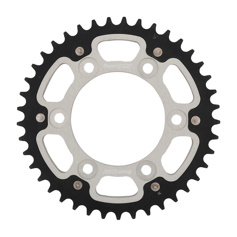 Rear sprocket SUPERSPROX STEALTH silver 41T, 525