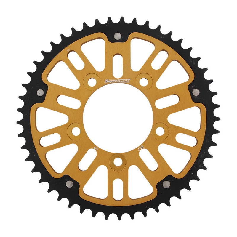 Rear sprocket SUPERSPROX STEALTH gold 49T, 525