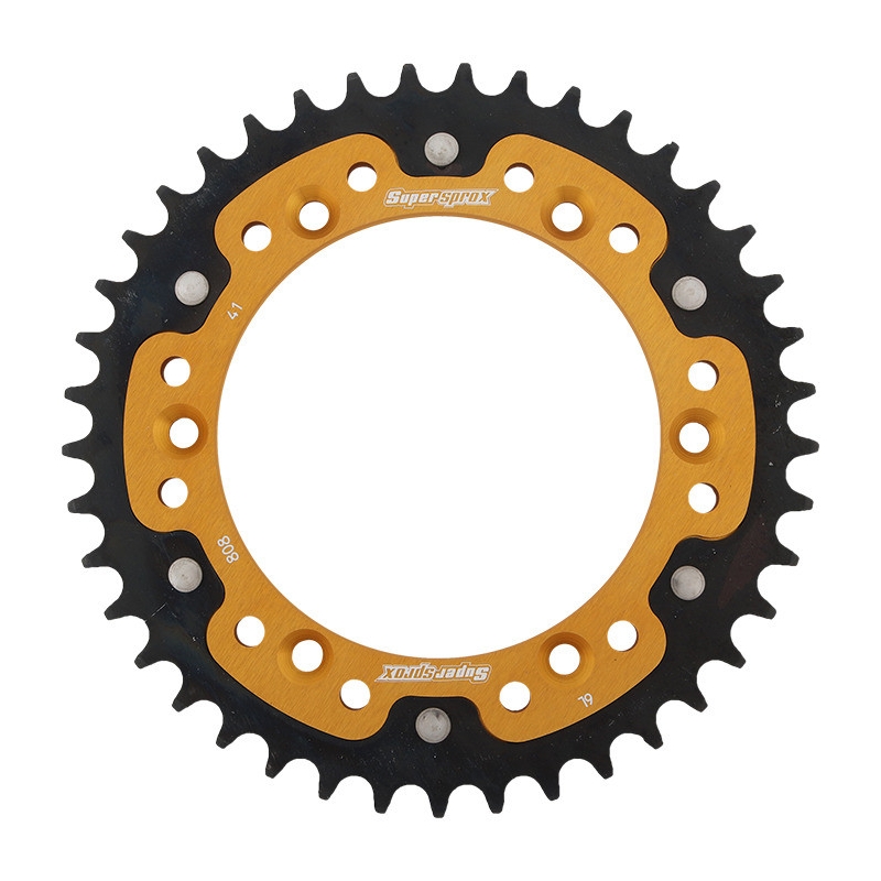Rear sprocket SUPERSPROX STEALTH gold 41T, 520