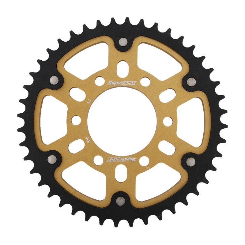 Rear sprocket SUPERSPROX STEALTH gold 44T, 530