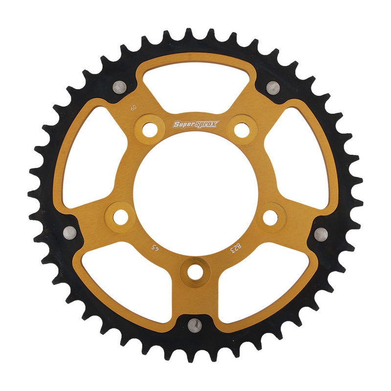 Rear sprocket SUPERSPROX STEALTH gold 45T, 520