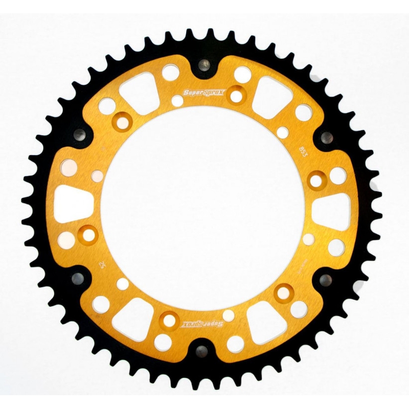 Rear sprocket SUPERSPROX STEALTH gold 52T, 520