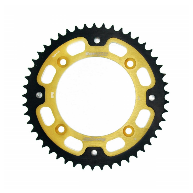 Rear sprocket SUPERSPROX STEALTH gold 49T, 428