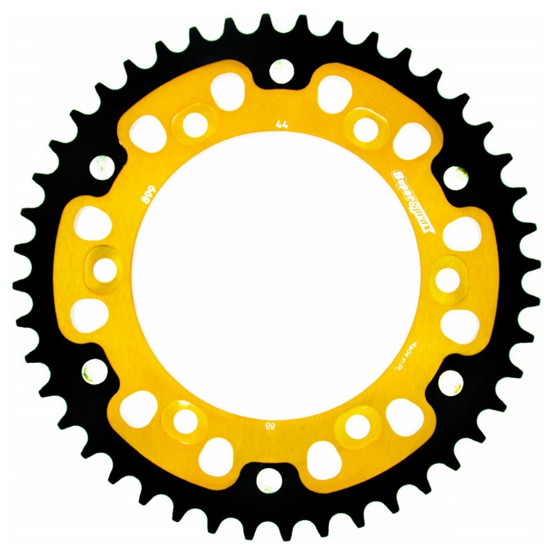 Rear sprocket SUPERSPROX STEALTH gold 44T, 525